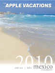APPLE VACATIONS MEXICO BROCHURE