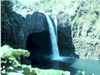 Rainbow Falls in Hilo, Hawaii